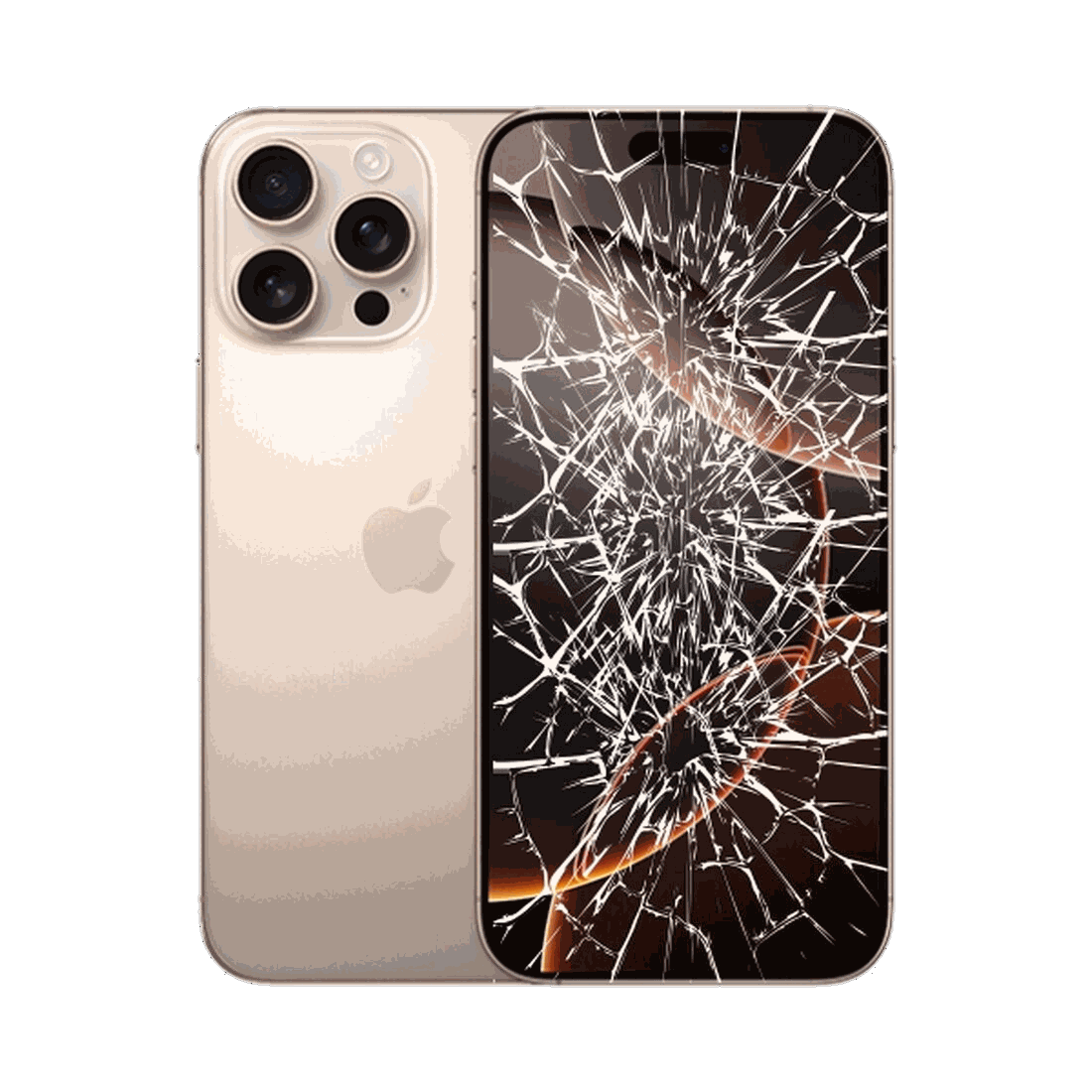 iPhone à l’écran cassé, avant réparation