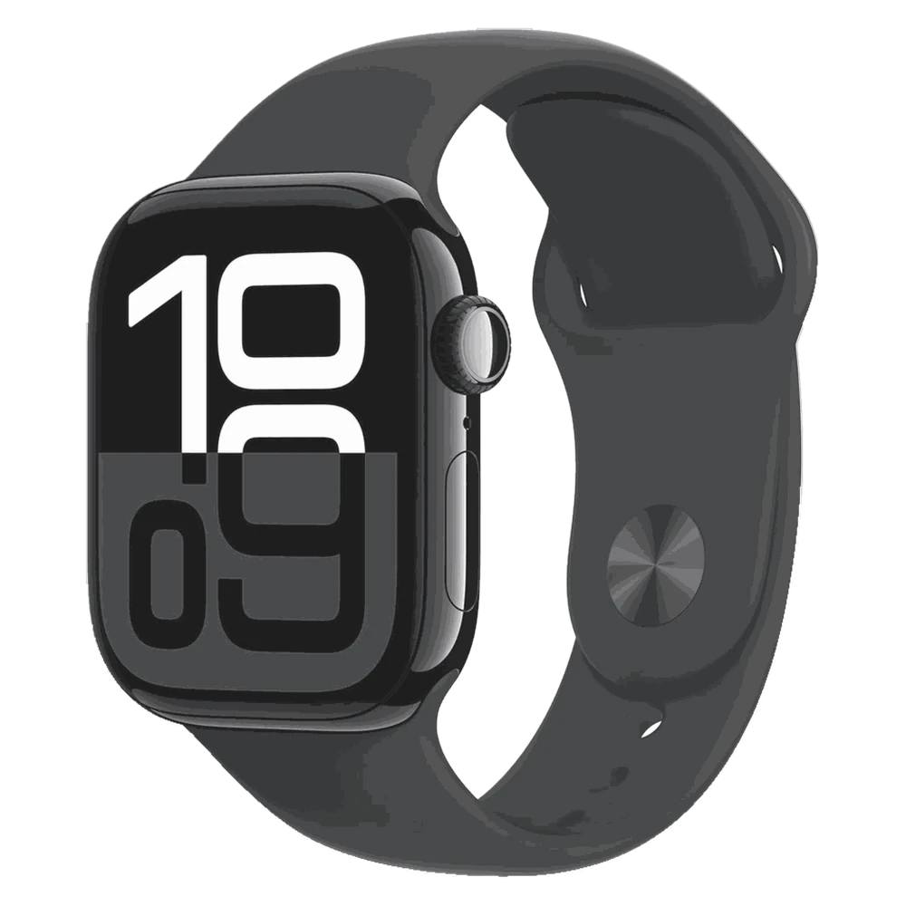 Apple Watch Series 10, boitier noir et bracelet sport