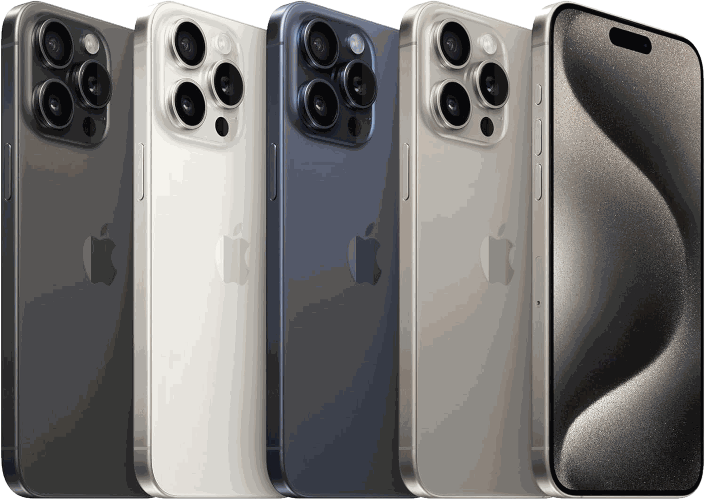 iPhone 15 Pro, la gamme de coloris