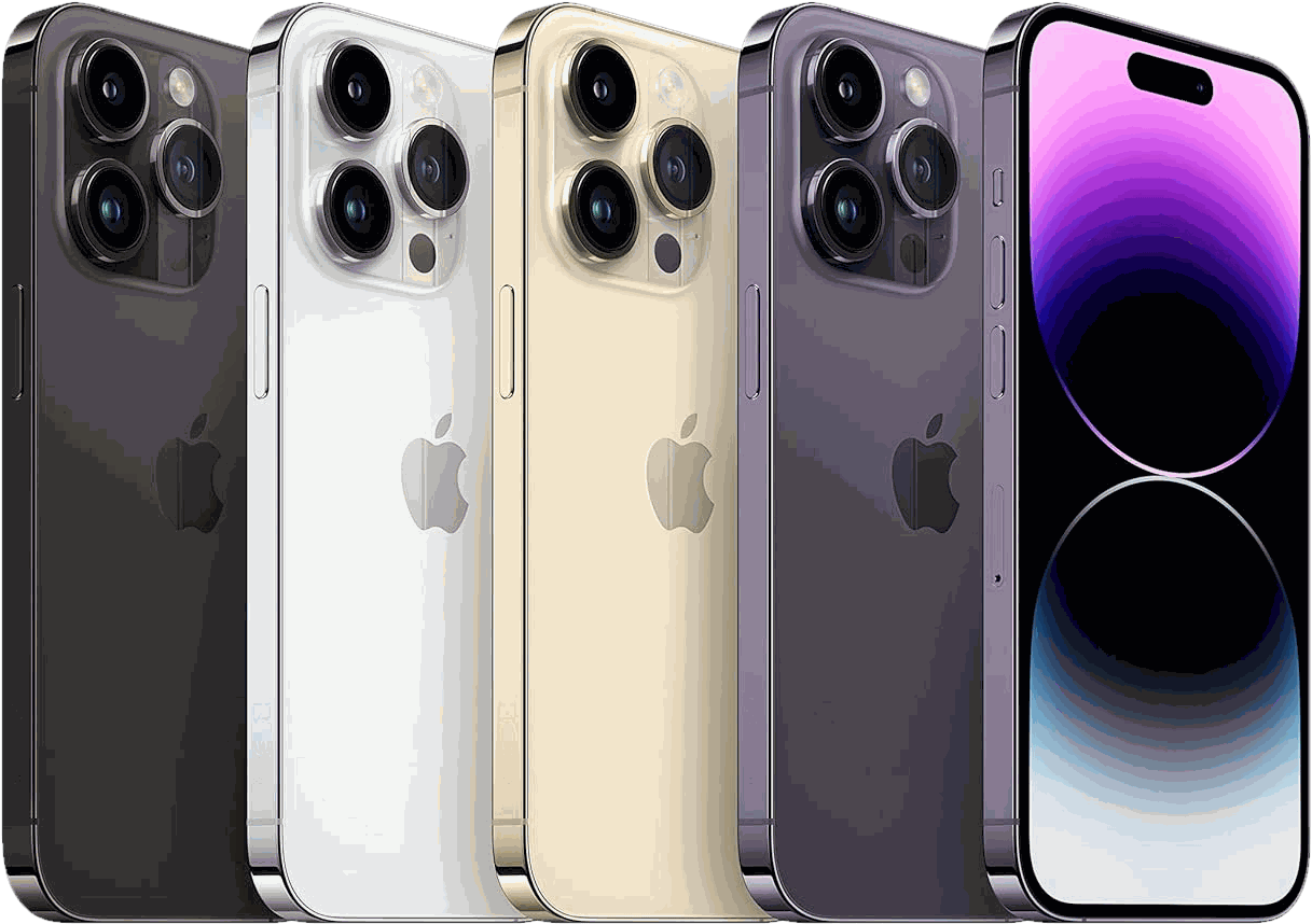 iPhone 14 Pro, la gamme de coloris