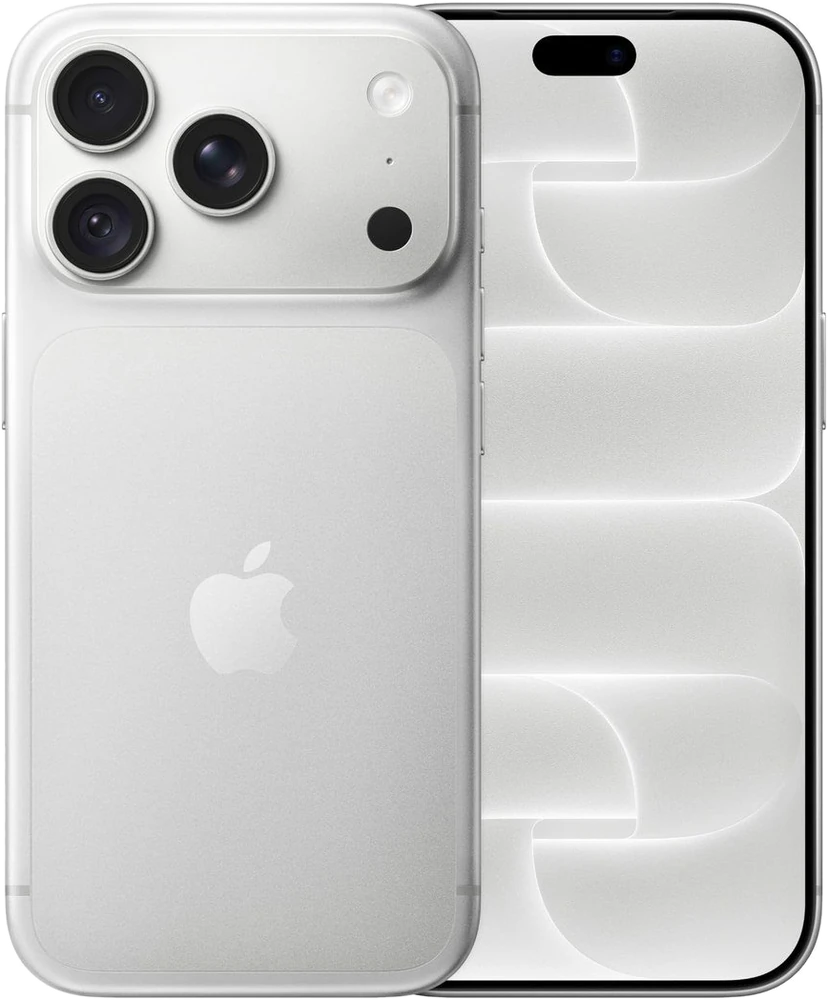 iPhone 18 Pro argent, faces avant et arrière