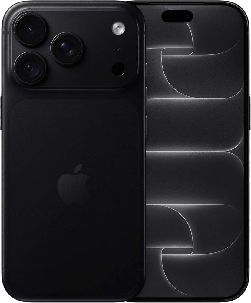iPhone 18 Pro noir, faces avant et arrière