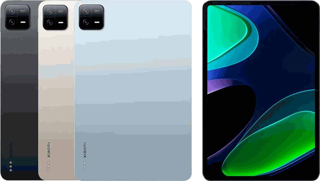 Xiaomi Pad 6, plusieurs finitions