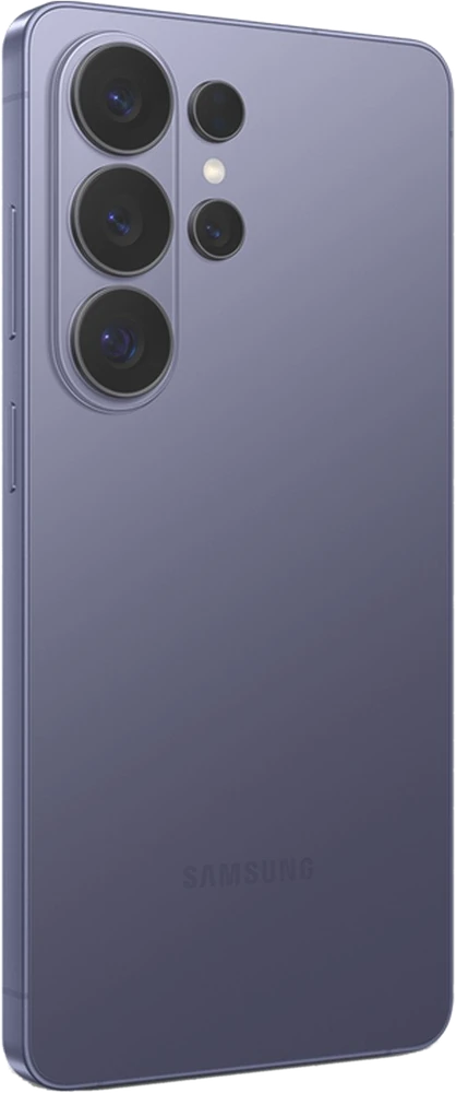 Samsung Galaxy S26 Ultra Cobalt Violet, vu de dos en trois quarts