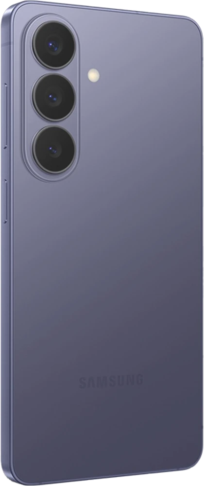 Samsung Galaxy S26 Cobalt Violet, vu de dos en trois quarts