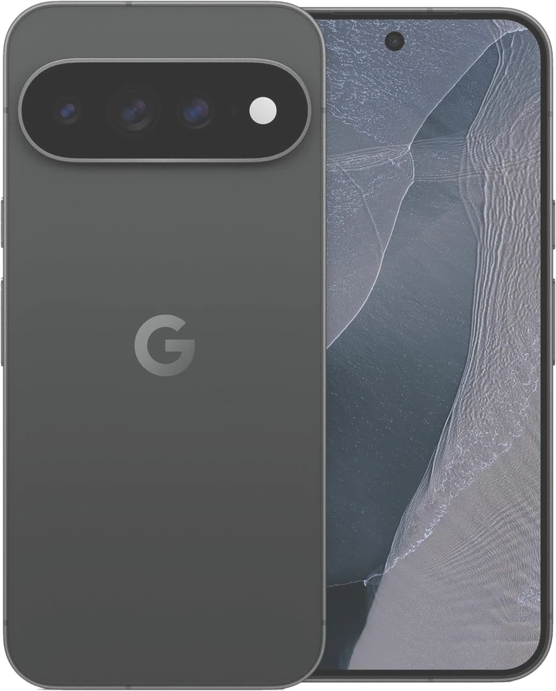Google Pixel 11 Pro XL Obsidienne, de dos et de face