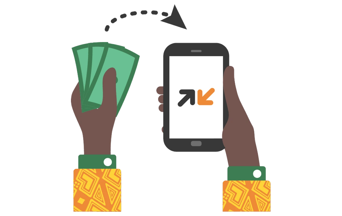 Envoi d’argent par mobile money, de la main au téléphone