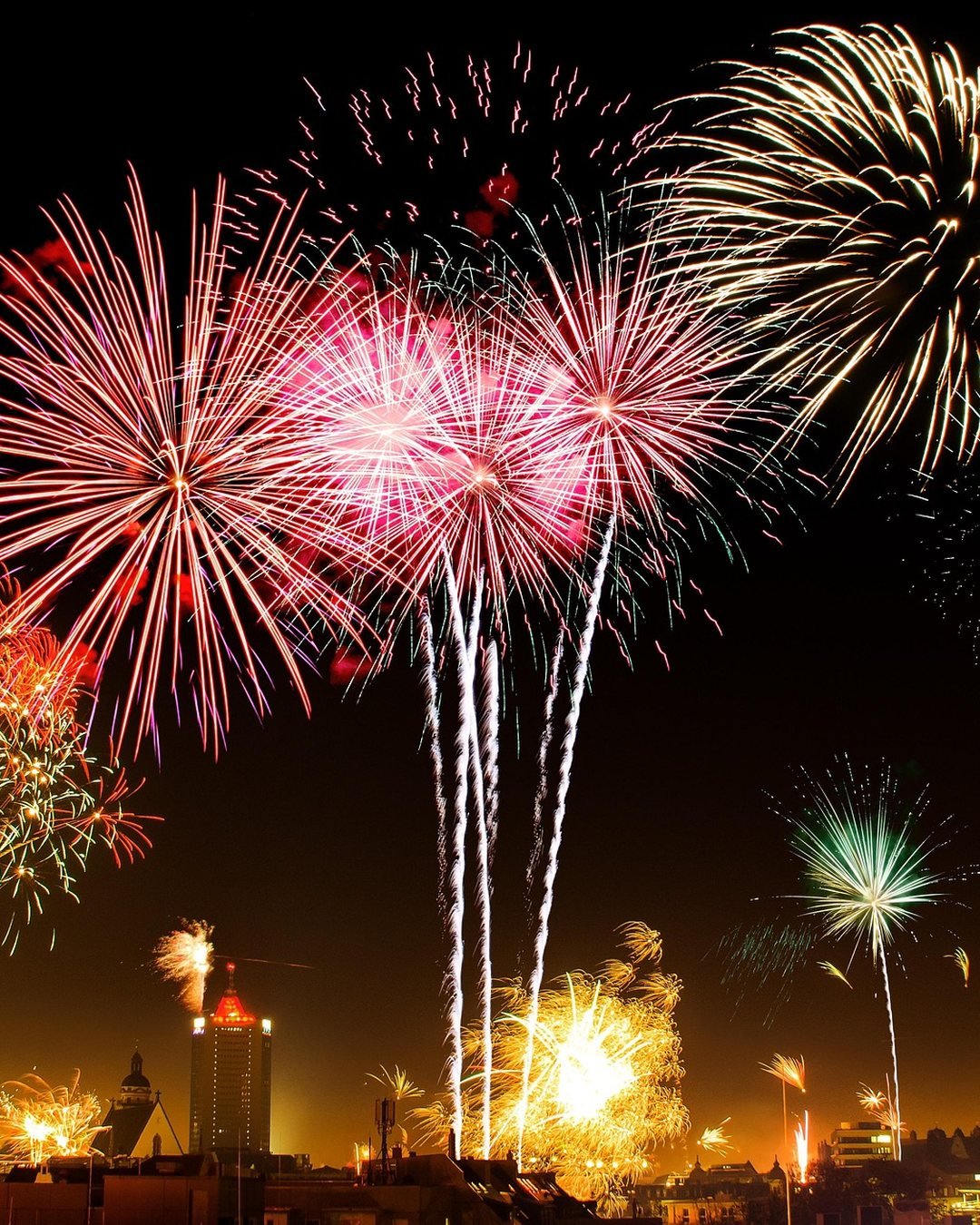 Feu d'artifice — tirages grand format